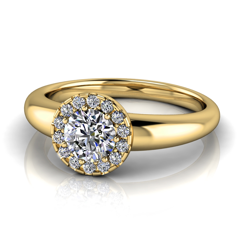 Vorschau: Verlobungsring VR15 585er Gelbgold - 5991